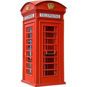 Telephone booth PNG-43055